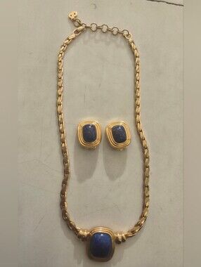 Christian Dior Vintage : parure rare unisexe composée de deux bijoux en or avec